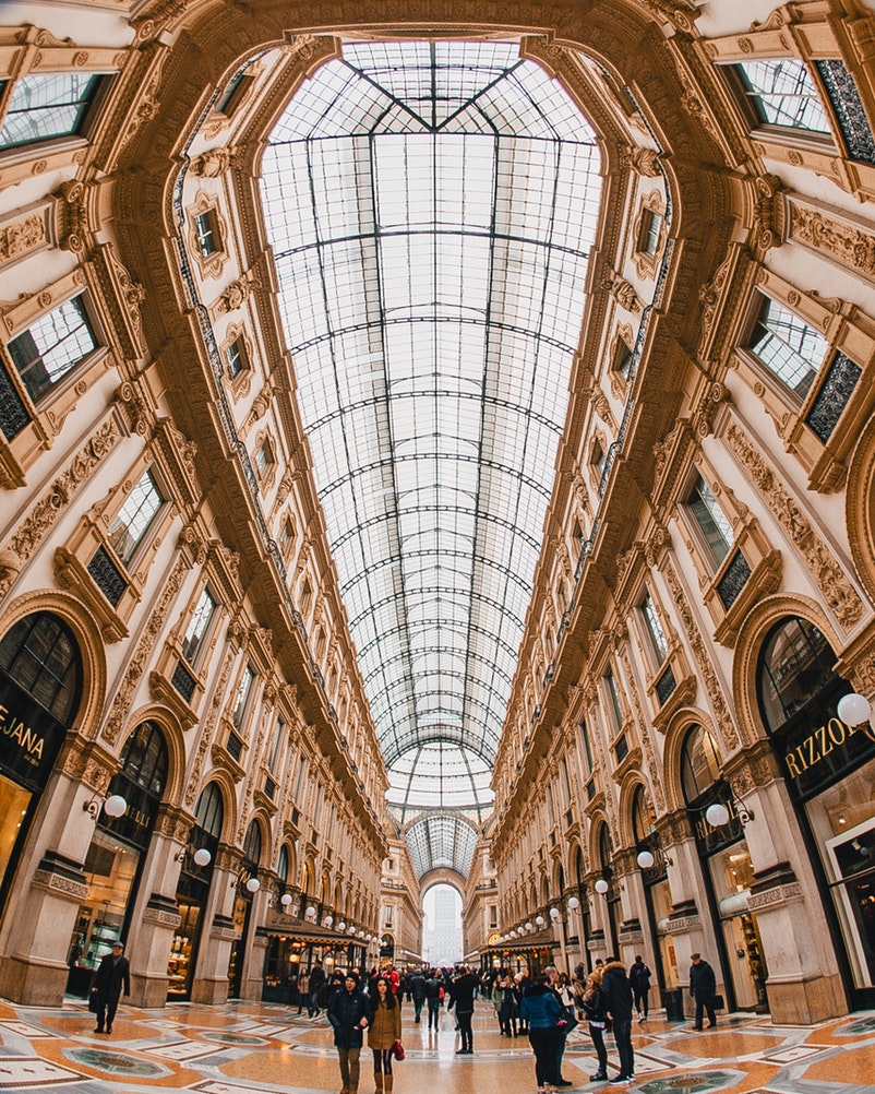 Another major landmark in Milan is the beautiful Galleria Vittorio